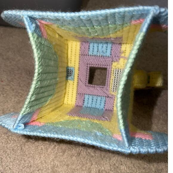 Vintage Handmade Rocking Horse Nursery Tissue Kleenex Box Cover Baby - Picture 2 of 3